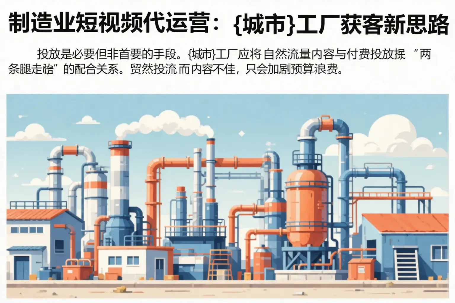 制造业短视频代运营：宿豫工厂获客新思路